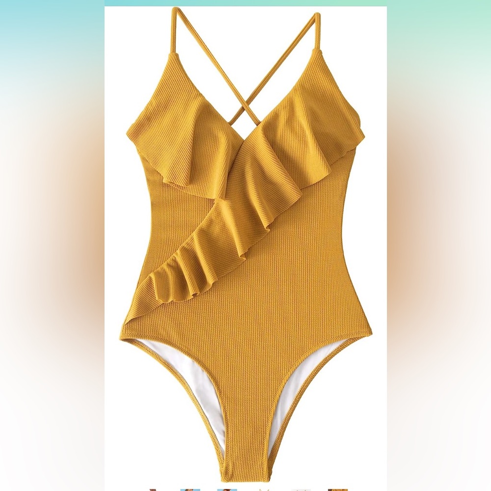 Cupshe Ruffled Swim Suit One Piece